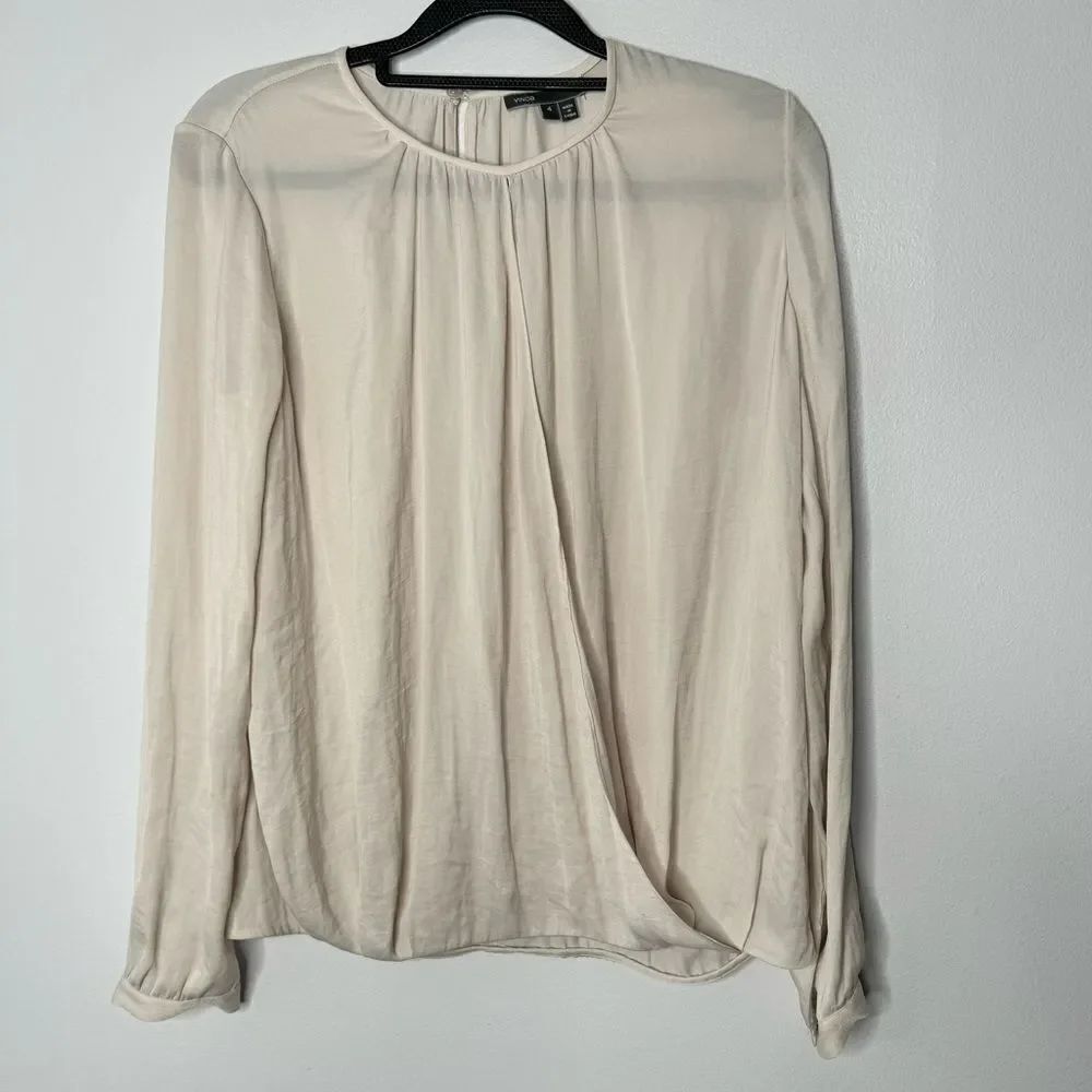 Vince sheer blouse size 4